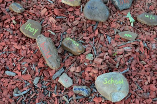 Word play in the outdoor classroom